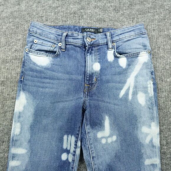 Ralph Lauren Jeans Womens 6 Blue Denim Skinny Ankle Coastal Wash Premier Casual- - Picture 5 of 12